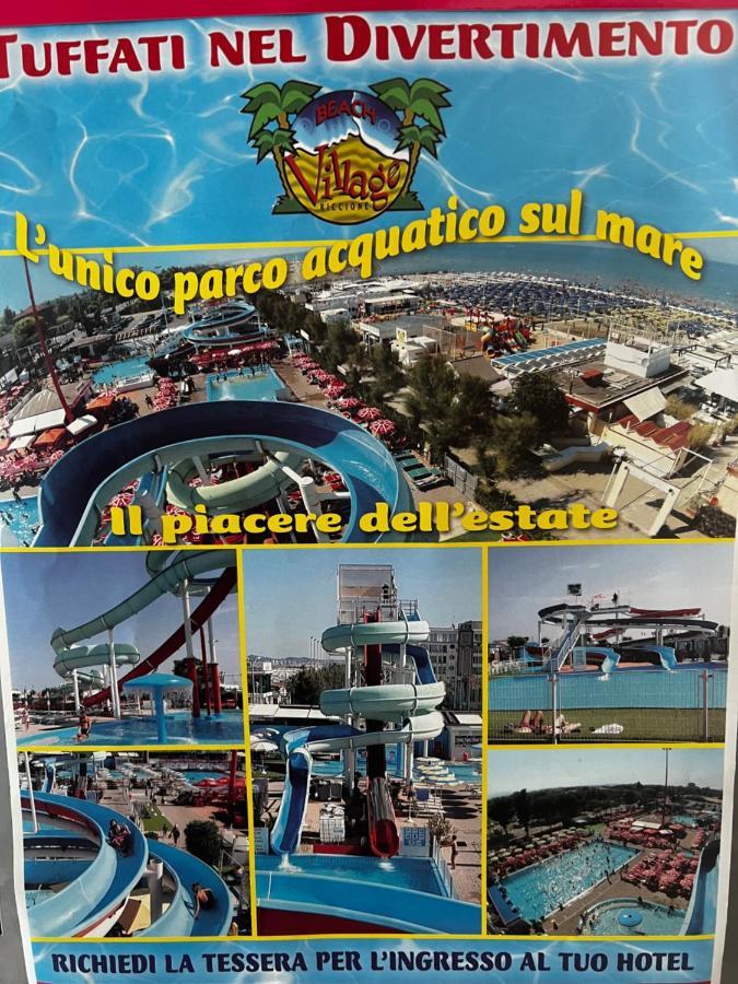 Hotel Trieste Riccione Bagian luar foto